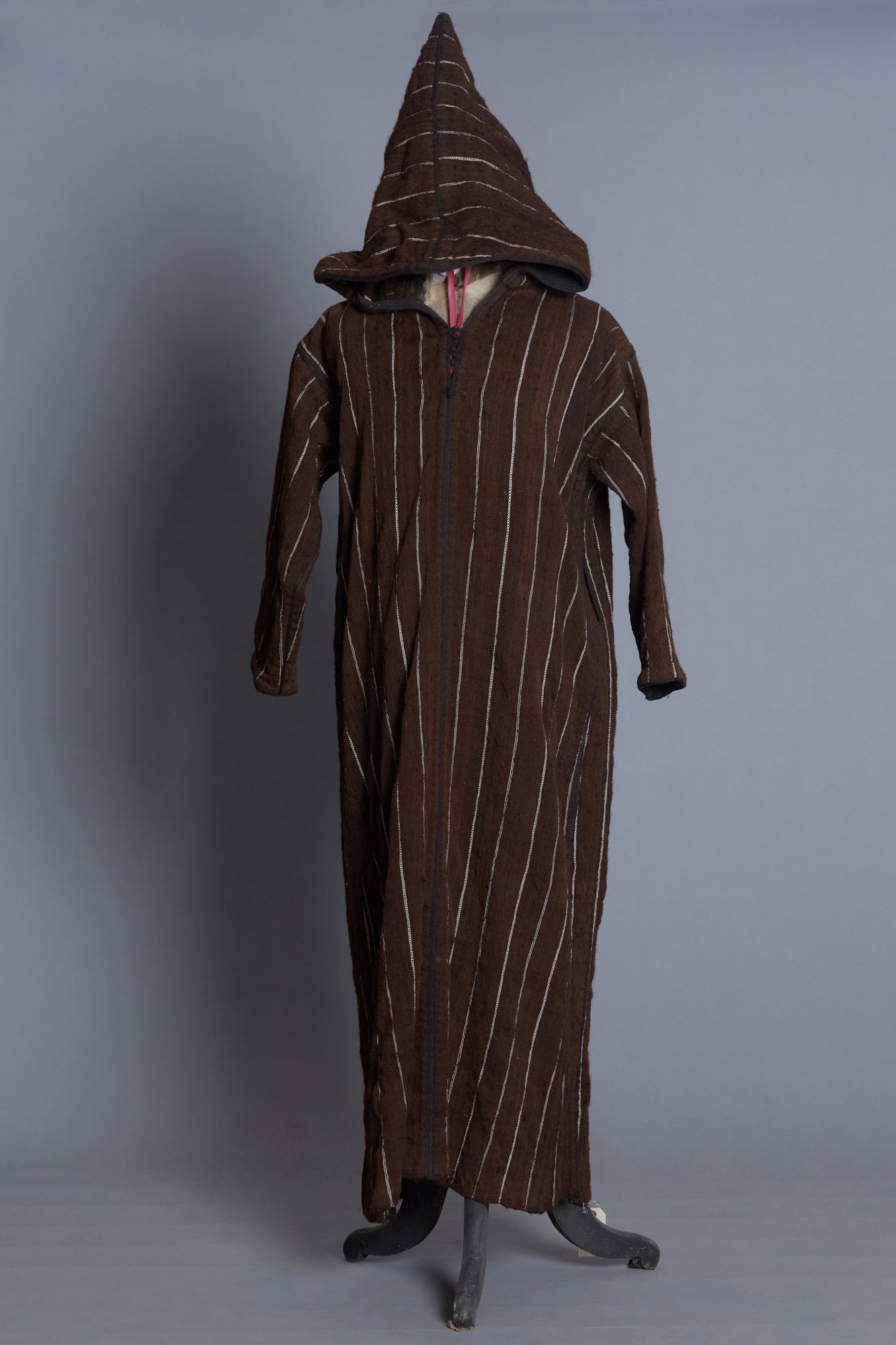 Chocolate & Cream Striped Bedouin Robe