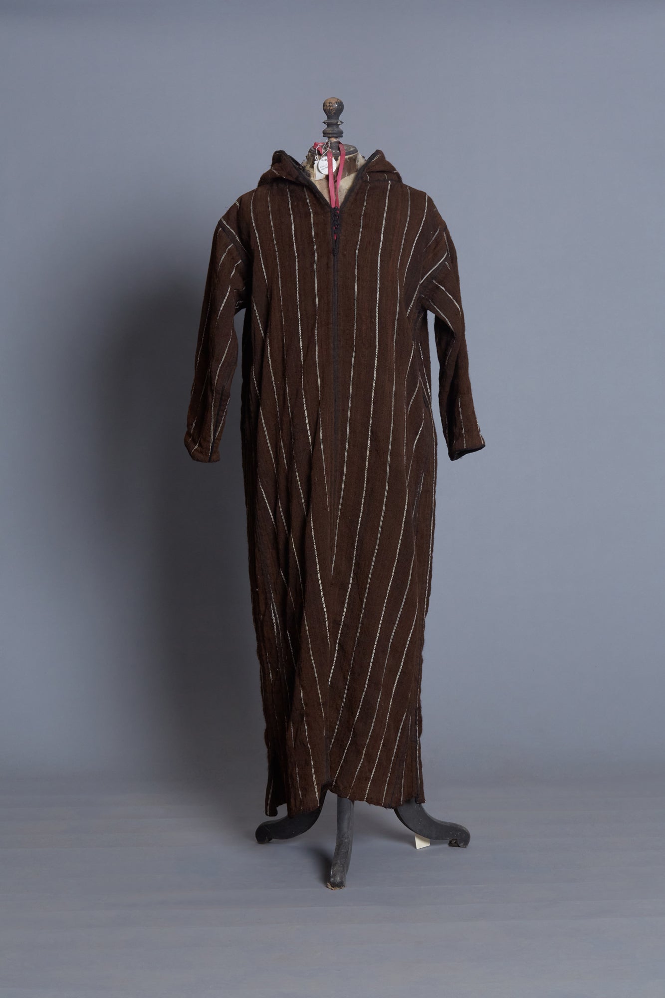 Chocolate & Cream Striped Bedouin Robe