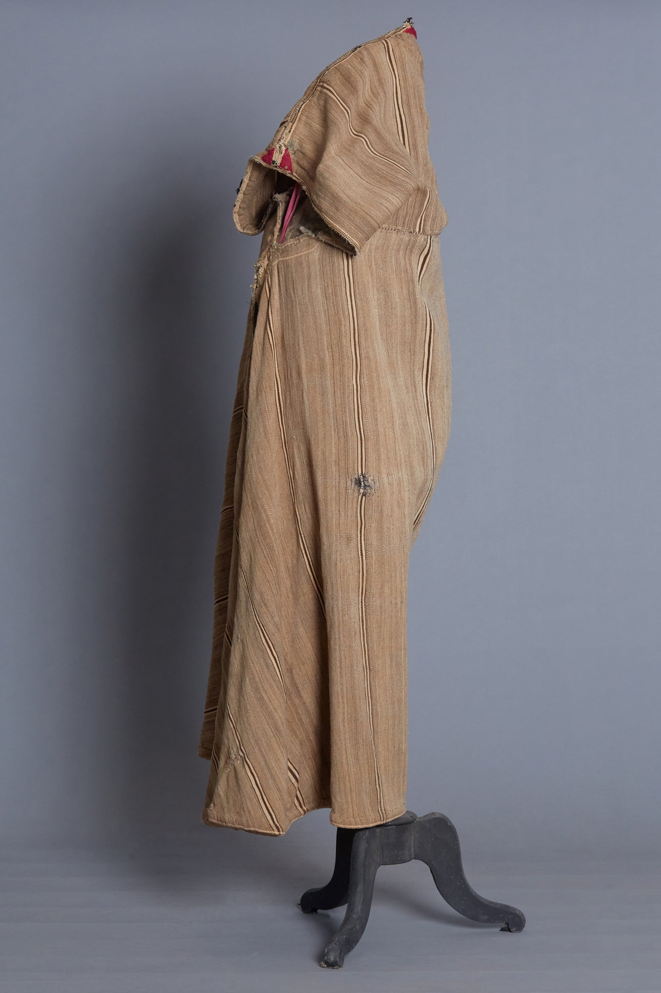 Camel Colored Striped Bedoin Cape