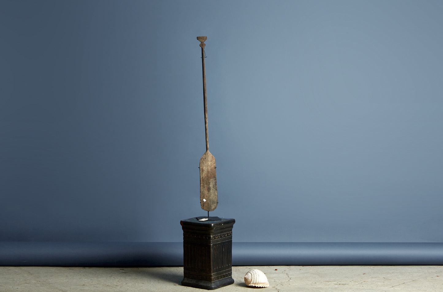 Mounted Ulin Wood Paddle from Borneo