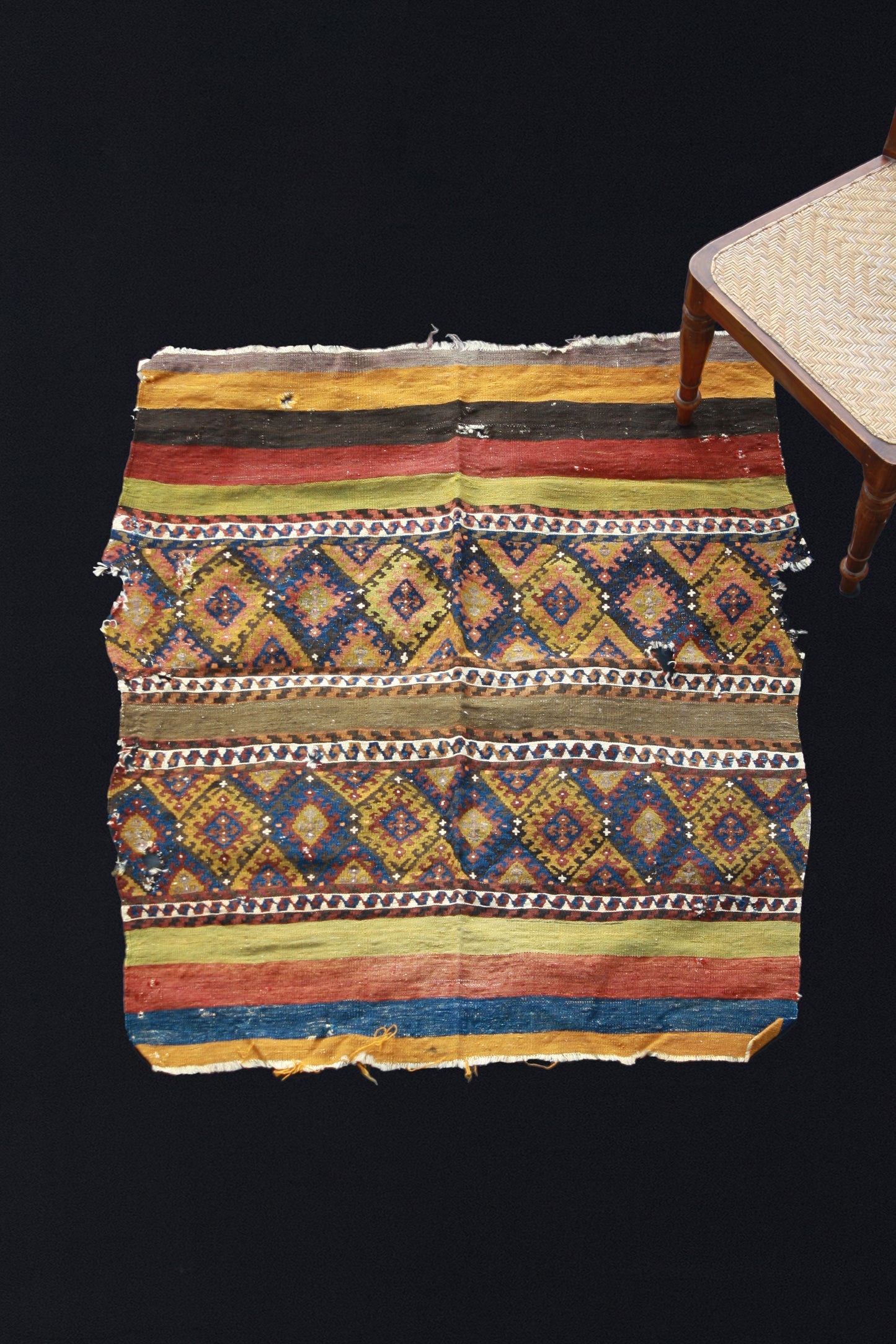 Kilim Woven Open Bag (3' 4" x 4' 4")