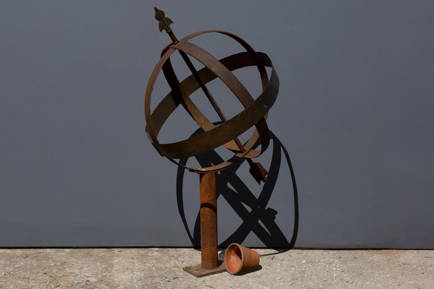 Large Iron and Brass Armillary