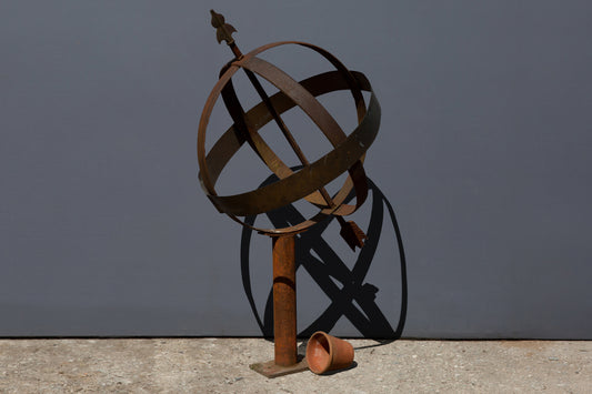 Large Iron and Brass Armillary