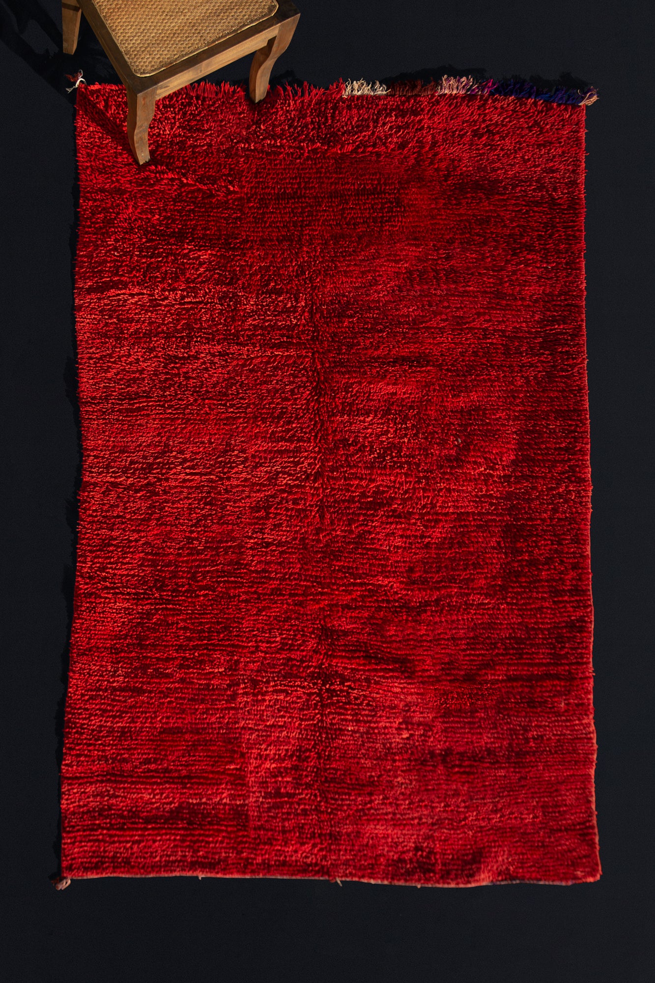 Natural Dyed Medium Sized Chichaoua Carpet (4' 6'' x 7' 11'')