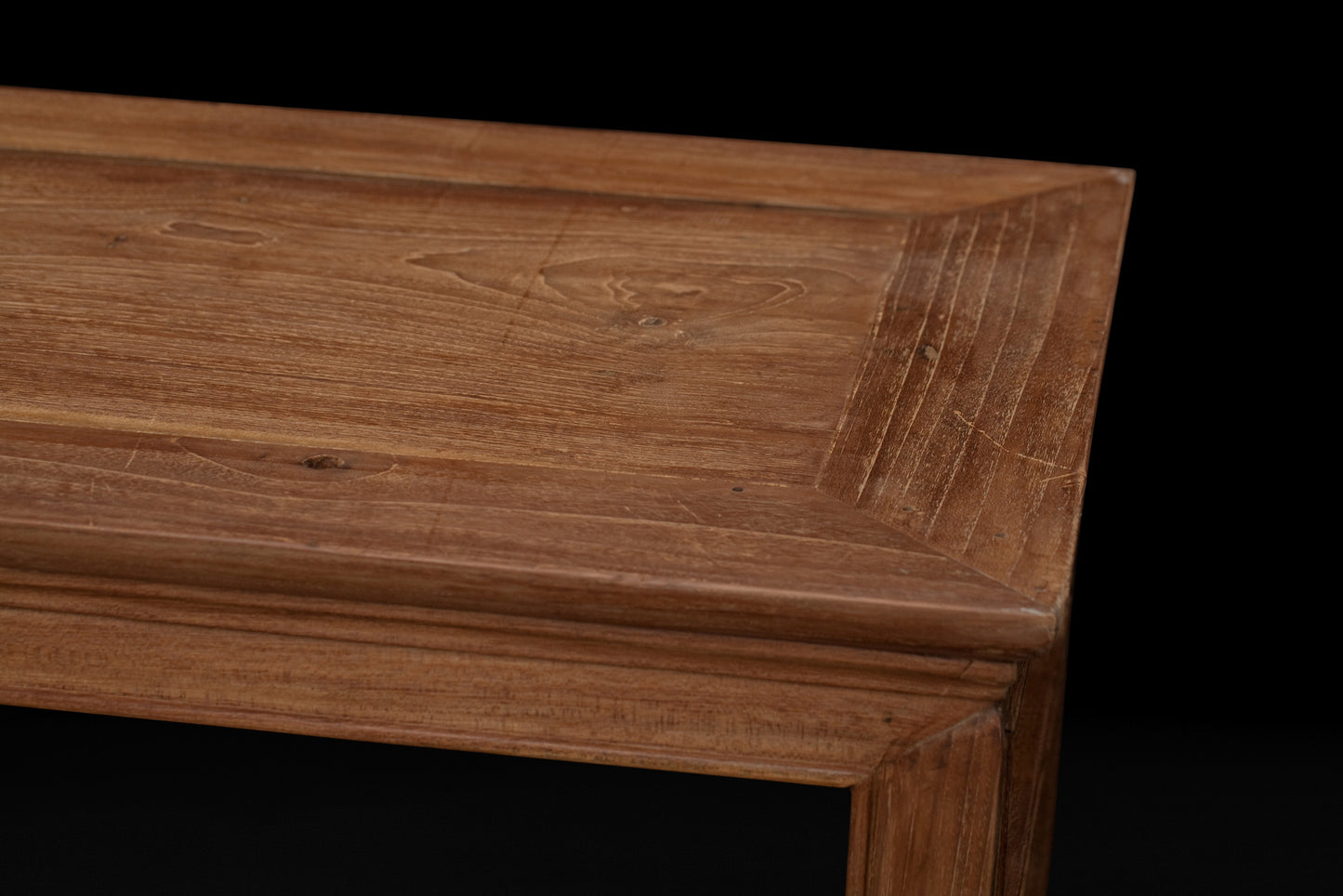 Chinese Colonial Teak Acter Table