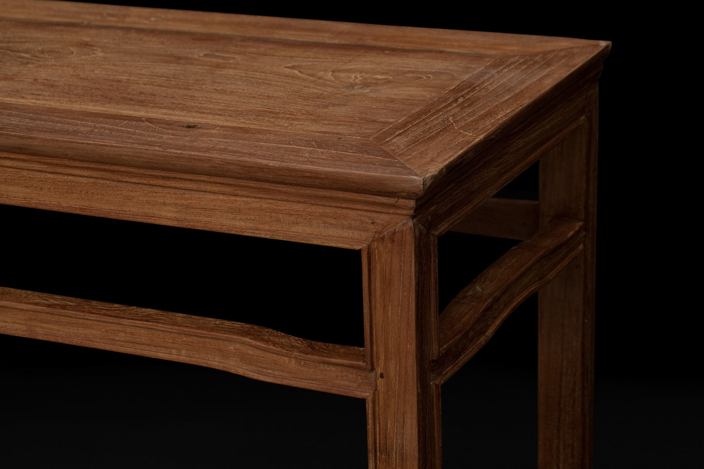 Chinese Colonial Teak Acter Table